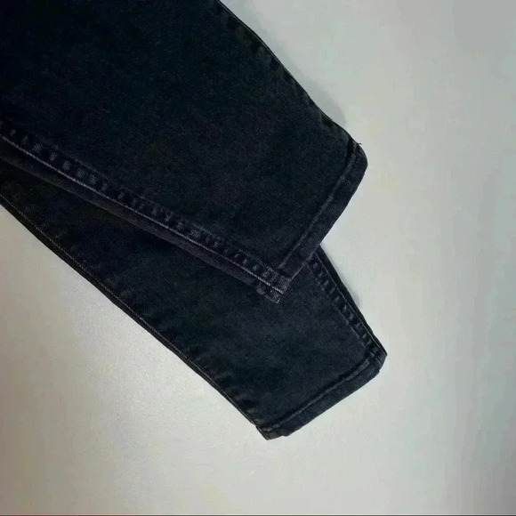 Madewell 10" High-Rise Skinny Jeans in Eclipse Wash Vintage Black Size 26 - Picture 8 of 12